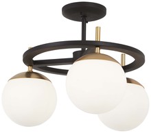 Minka George Kovacs P1357-618 - 3 LIGHT SEMI FLUSH