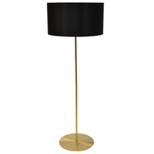 Dainolite MM221F-AGB-797 - 1LT Drum Floor Lamp w/ JTone Black Shade AGB