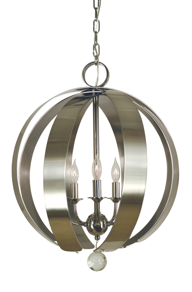 5-Light Brushed Nickel Venus Chandelier