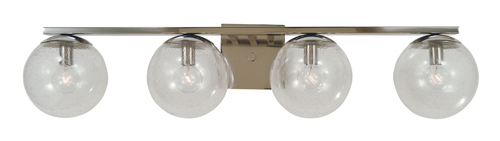 4-Light Polished Nickel Jupiter Bath Sconce