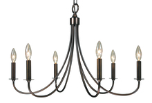 Framburg 1006 RB - 6-Light Roman Bronze Maisonette Dining Chandelier