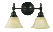 Framburg 2432 SBR/AM - 2-Light Siena Bronze Taylor Sconce