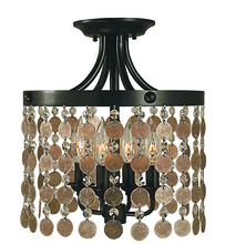 Framburg 2482 FB - 4-Light French Brass Naomi Flush / Semi-Flush Mount