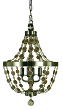 Framburg 4484 MB - 4-Light Magonay Bronze Naomi Chandelier