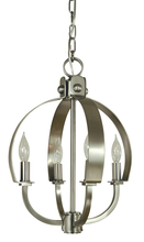 Framburg 4724 MB - 4-Light Mahogany Bronze Luna Chandelier