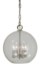 Framburg 4839 SP - 4-Light Satin Pewter Jupiter Mini Chandelier