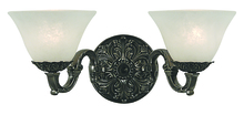 Framburg 7882 FB/WH - 2-Light French Brass Napoleonic Sconce