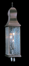 Framburg 9270 HB - 3-Light Harvest Bronze Marquis Exterior Post Mount