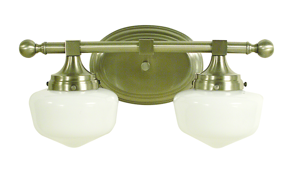 2-Light Brushed Nickel Taylor Sconce