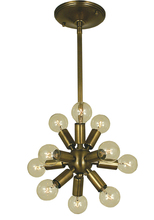 Framburg 4391 BN - 11-Light Brushed Nickel Simone Chandelier