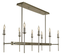 Framburg 4698 BN - 8-Light Brushed Nickel Chandler Island