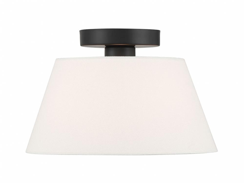 3-Light Ceiling Light in Matte Black