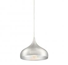 Savoy House Meridian M70075BN - 1-Light Plug-In Mini Pendant in Brushed Nickel