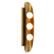 Corbett 271-13-VB/BBR - Hopper Wall Sconce