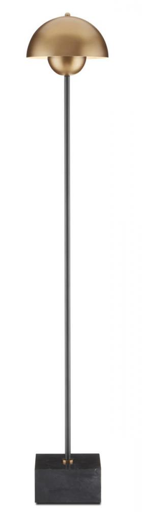 La Rue Brass Floor Lamp