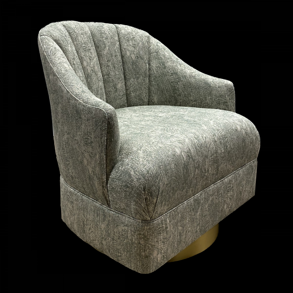 Inga Swivel Chair, Cindaria Celadon